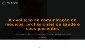 What Medicinia.com.br website looked like in 2016 (8 years ago)