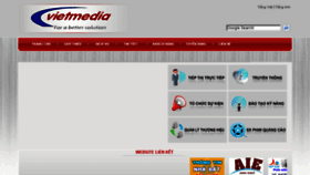 What Mediaviet.vn website looked like in 2016 (8 years ago)