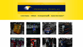 What Meridiandisplay.com website looked like in 2016 (8 years ago)