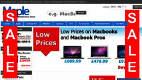 What Mapleuk.co.uk website looked like in 2016 (9 years ago)