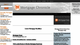 What Mortgagechronicle.com website looked like in 2016 (8 years ago)