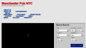 What Manchesterpubnyc.com website looked like in 2016 (8 years ago)