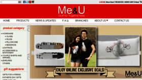 What Meandushop.com website looked like in 2016 (8 years ago)