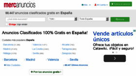What Mercanuncios.com website looked like in 2016 (8 years ago)