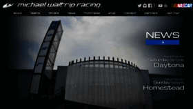 What Michaelwaltripracing.com website looked like in 2016 (8 years ago)