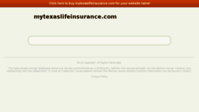 What Mytexaslifeinsurance.com website looked like in 2016 (8 years ago)