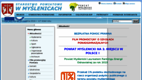 What Myslenicki.pl website looked like in 2016 (7 years ago)