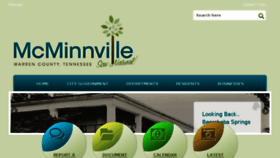 What Mcminnvilletenn.com website looked like in 2016 (8 years ago)