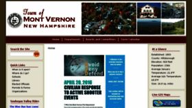 What Montvernonnh.us website looked like in 2016 (8 years ago)