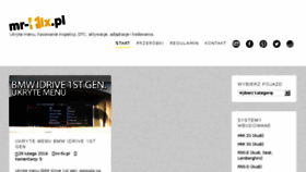 What Mr-fix.pl website looked like in 2016 (9 years ago)