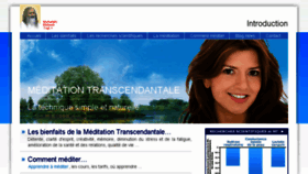 What Meditation-transcendantale-paris.com website looked like in 2016 (8 years ago)