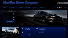 What Mainlinemotorco.co.uk website looked like in 2016 (8 years ago)