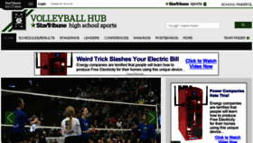 What Mnvolleyballhub.com website looked like in 2016 (8 years ago)
