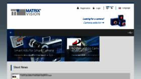 What Matrix-vision.de website looked like in 2016 (8 years ago)