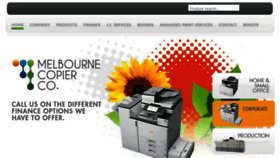 What Melbournecopiers.com.au website looked like in 2016 (7 years ago)