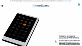 What Medissimo.fr website looked like in 2016 (8 years ago)