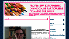 What Maths-paris.com website looked like in 2016 (8 years ago)