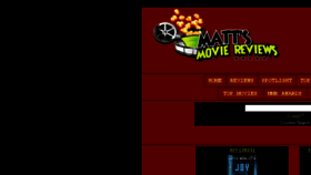 What Mattsmoviereviews.net website looked like in 2016 (8 years ago)