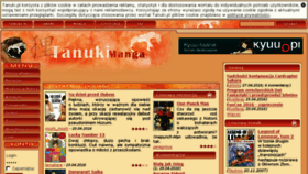 What Manga.tanuki.pl website looked like in 2016 (10 years ago)