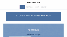 What Mikienglish.com website looked like in 2016 (8 years ago)