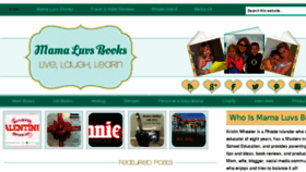 What Mamaluvsbooks.com website looked like in 2016 (8 years ago)