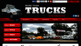What Morethantrucks.com website looked like in 2016 (7 years ago)