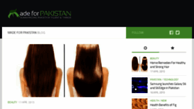 What Madeforpakistan.com website looked like in 2016 (8 years ago)