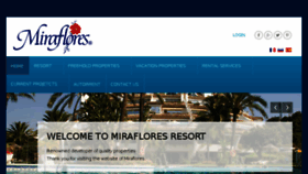 What Miraflores.com website looked like in 2016 (8 years ago)
