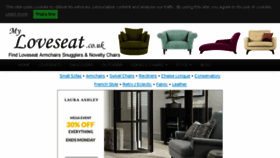 What Myloveseat.co.uk website looked like in 2016 (8 years ago)