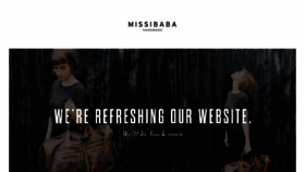 What Missibaba.com website looked like in 2016 (7 years ago)