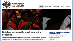 What Mandelainstitute.org.za website looked like in 2016 (8 years ago)
