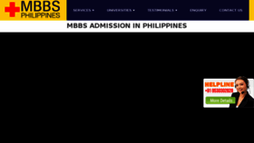 What Mbbsphilippines.in website looked like in 2016 (7 years ago)