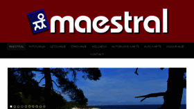 What Maestral.co.rs website looked like in 2016 (8 years ago)