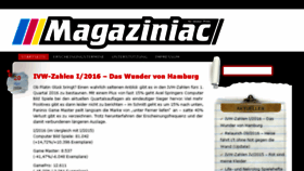 What Magaziniac.de website looked like in 2016 (8 years ago)