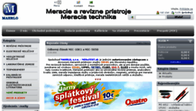 What Meratest.sk website looked like in 2016 (10 years ago)