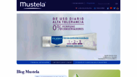 What Mustela.com.mx website looked like in 2016 (8 years ago)