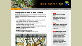 What Maptoaster.com website looked like in 2016 (8 years ago)