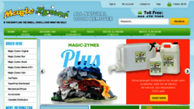 What Magic-zymes.com website looked like in 2016 (8 years ago)