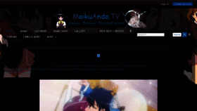 What Maikuando.tv website looked like in 2016 (8 years ago)