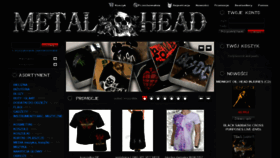 What Metalhead.pl website looked like in 2016 (8 years ago)