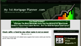 What My1stmortgageplanner.com website looked like in 2016 (7 years ago)