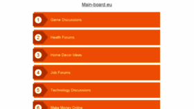 What Main-board.eu website looked like in 2016 (9 years ago)