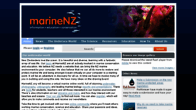 What Marinenz.org.nz website looked like in 2016 (8 years ago)