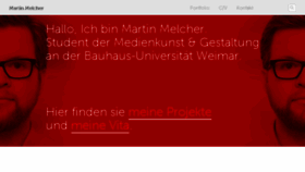 What Martinmelcher.de website looked like in 2016 (7 years ago)