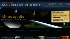 What Martinmontilino.com website looked like in 2016 (8 years ago)