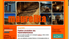 What Maurelita.com website looked like in 2016 (7 years ago)