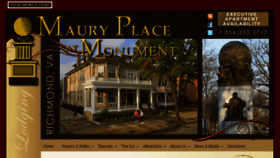 What Mauryplace.com website looked like in 2016 (8 years ago)