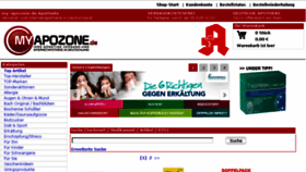 What My-apozone.de website looked like in 2016 (8 years ago)