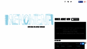 What Menomena.com website looked like in 2016 (8 years ago)