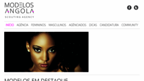 What Modelosangola.com website looked like in 2016 (8 years ago)